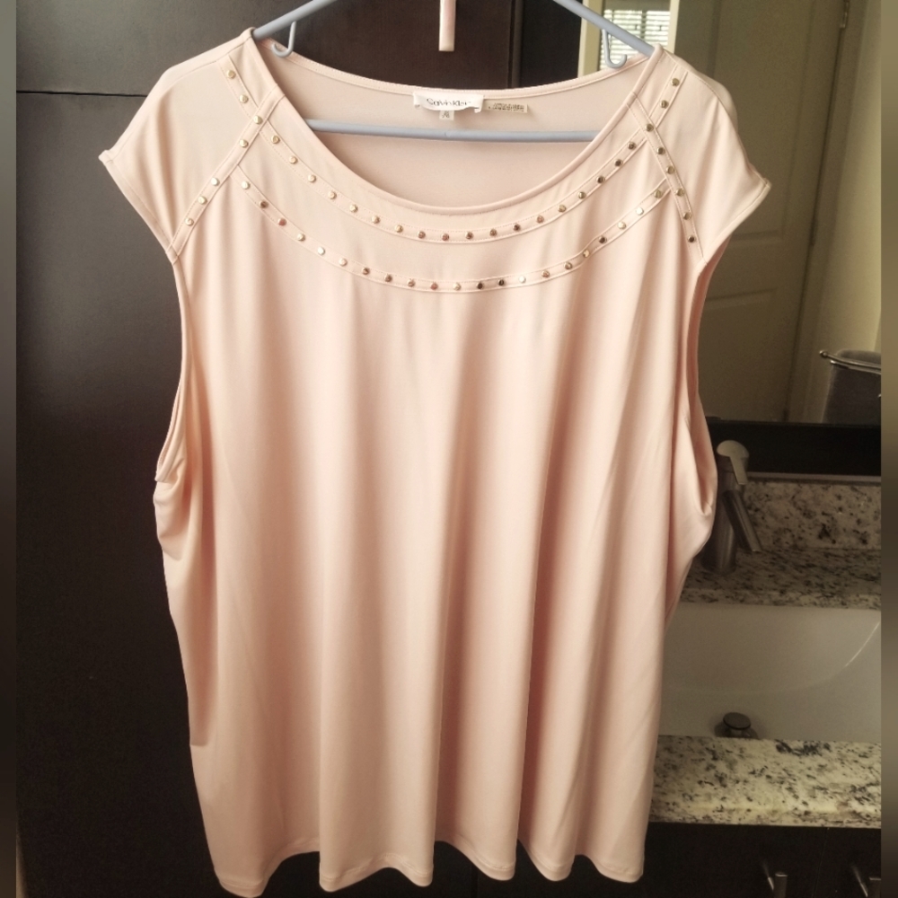 Clavin Klein Plus Size Sleeveless Top
